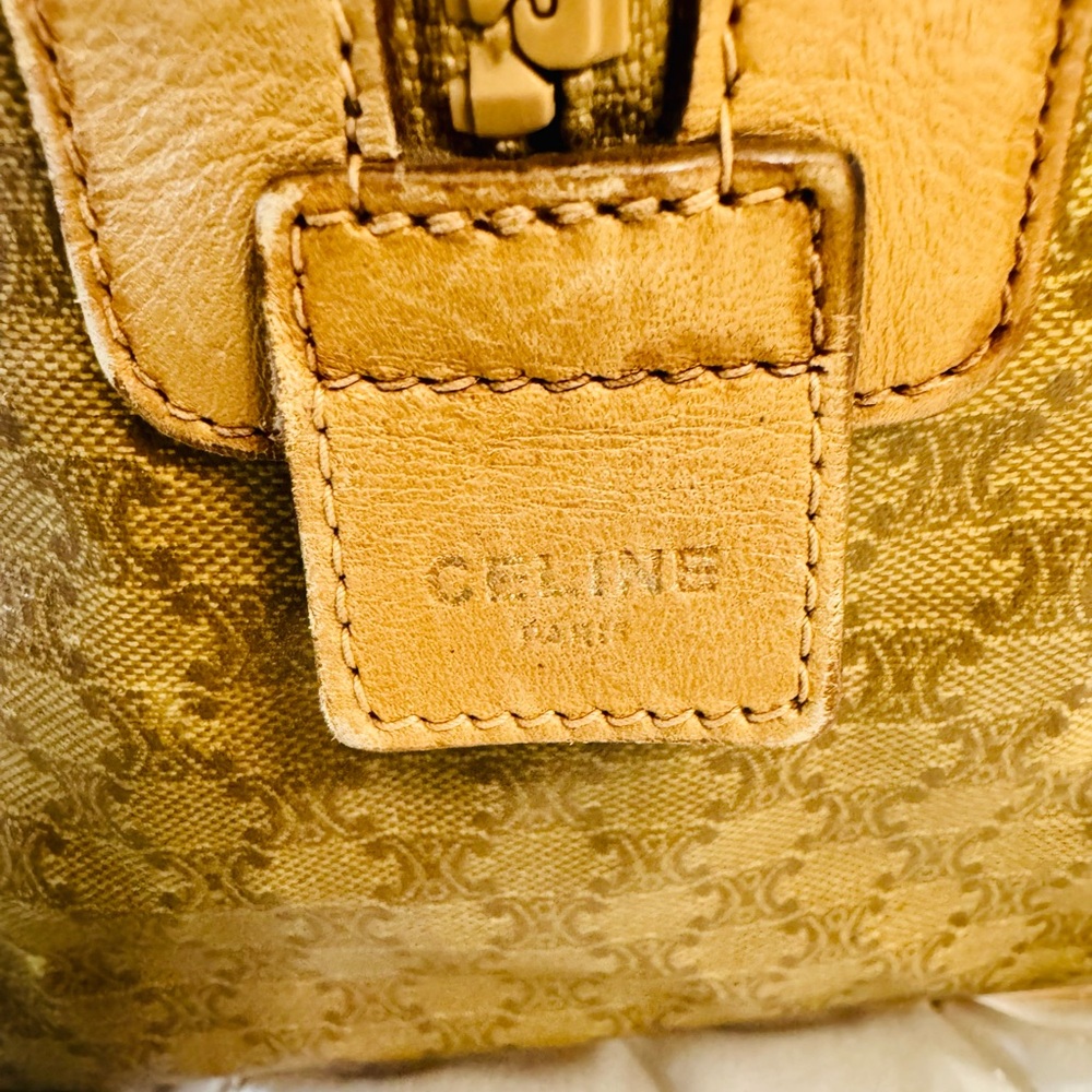 Celine Beige and Tan Satchel - Picture 12 of 16